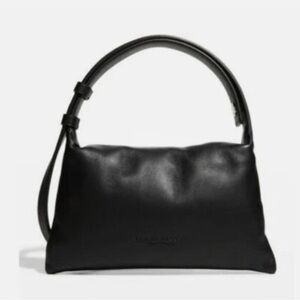 Simon Miller B6715 Black Puffin Medium Faux Leather Hobo